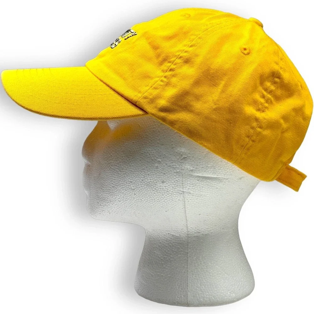 Danny Duncan Virginity Rocks Hat Yellow Embroidered Strapback Baseball Cap Mens